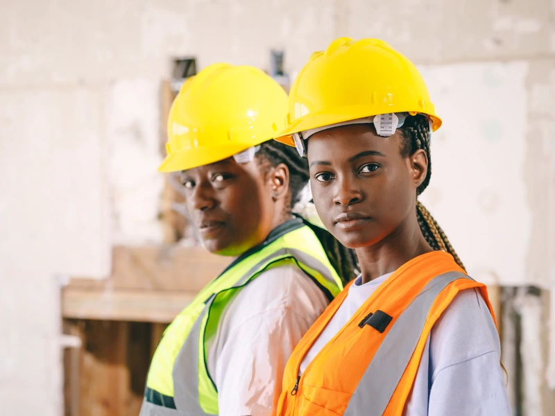 Family-owned brick installation crew on a Chicagoland custom home site