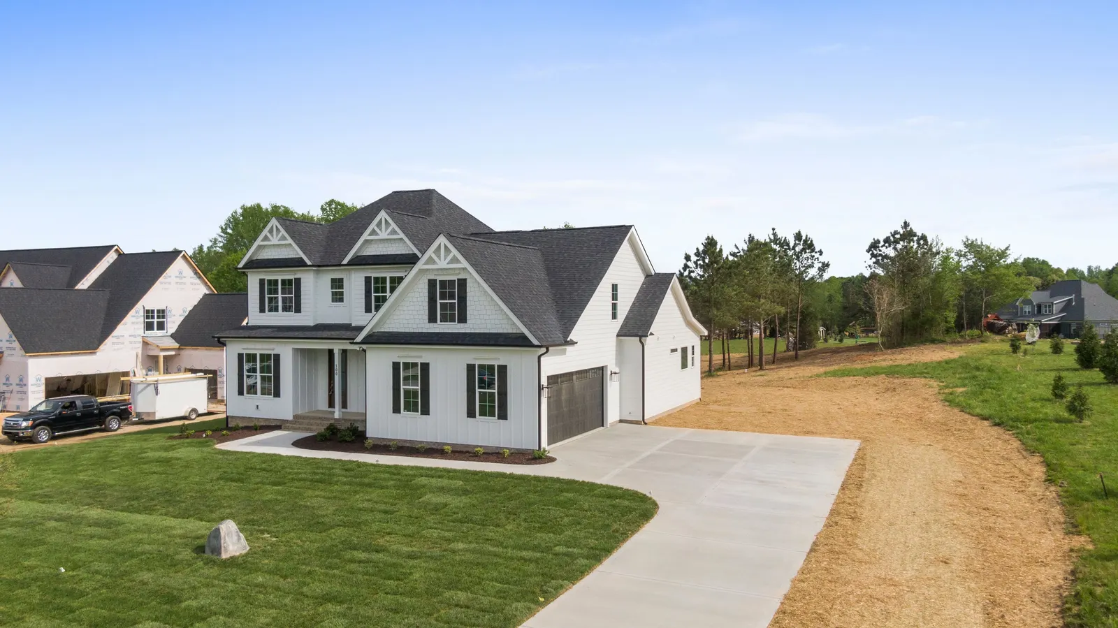 New custom masonry home exterior near Wilmette, IL