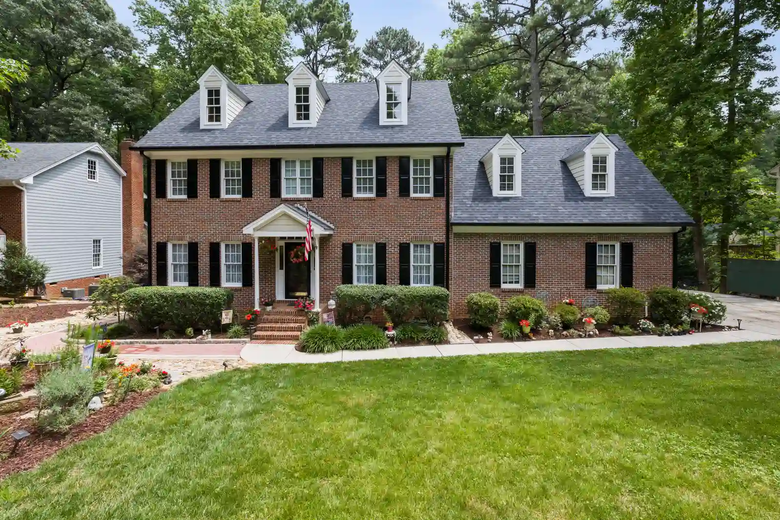 New custom masonry home exterior near Evanston, IL