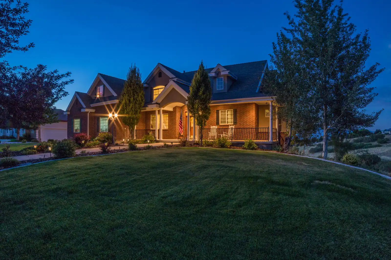 New custom masonry home exterior near Hinsdale, IL