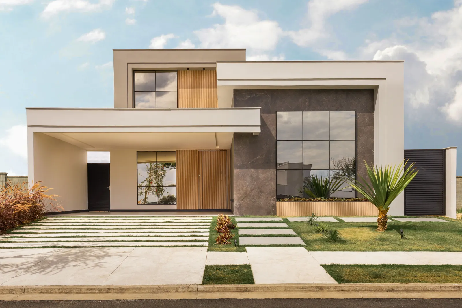 New commercial brick and stone construction near Downers Grove, IL
