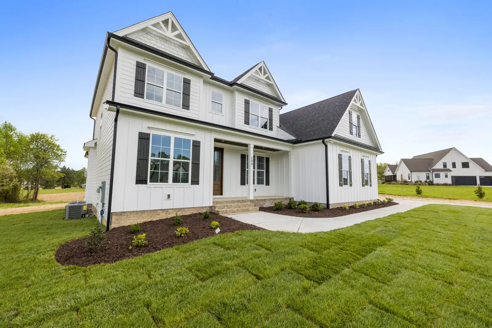 New custom masonry home exterior near Western Springs, IL