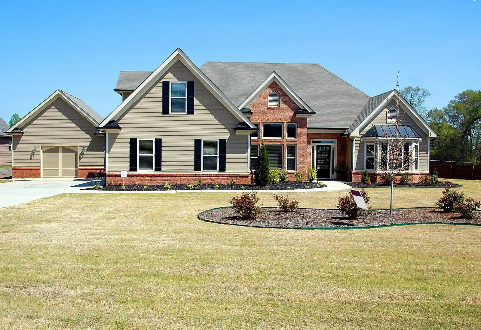 New custom masonry home exterior near Winnetka, IL