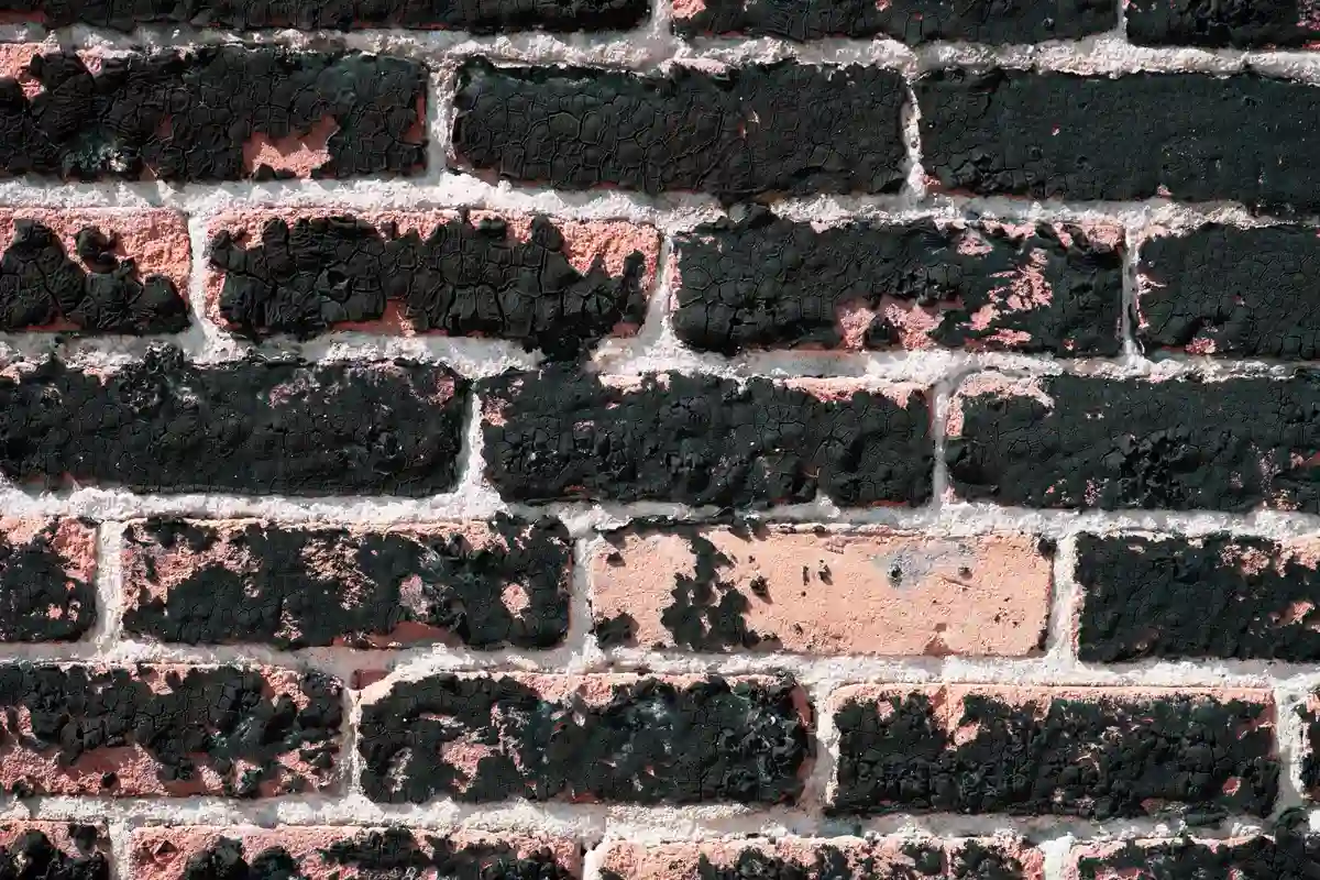 Before: Side elevation — brick installation over engineered tie and flashing system