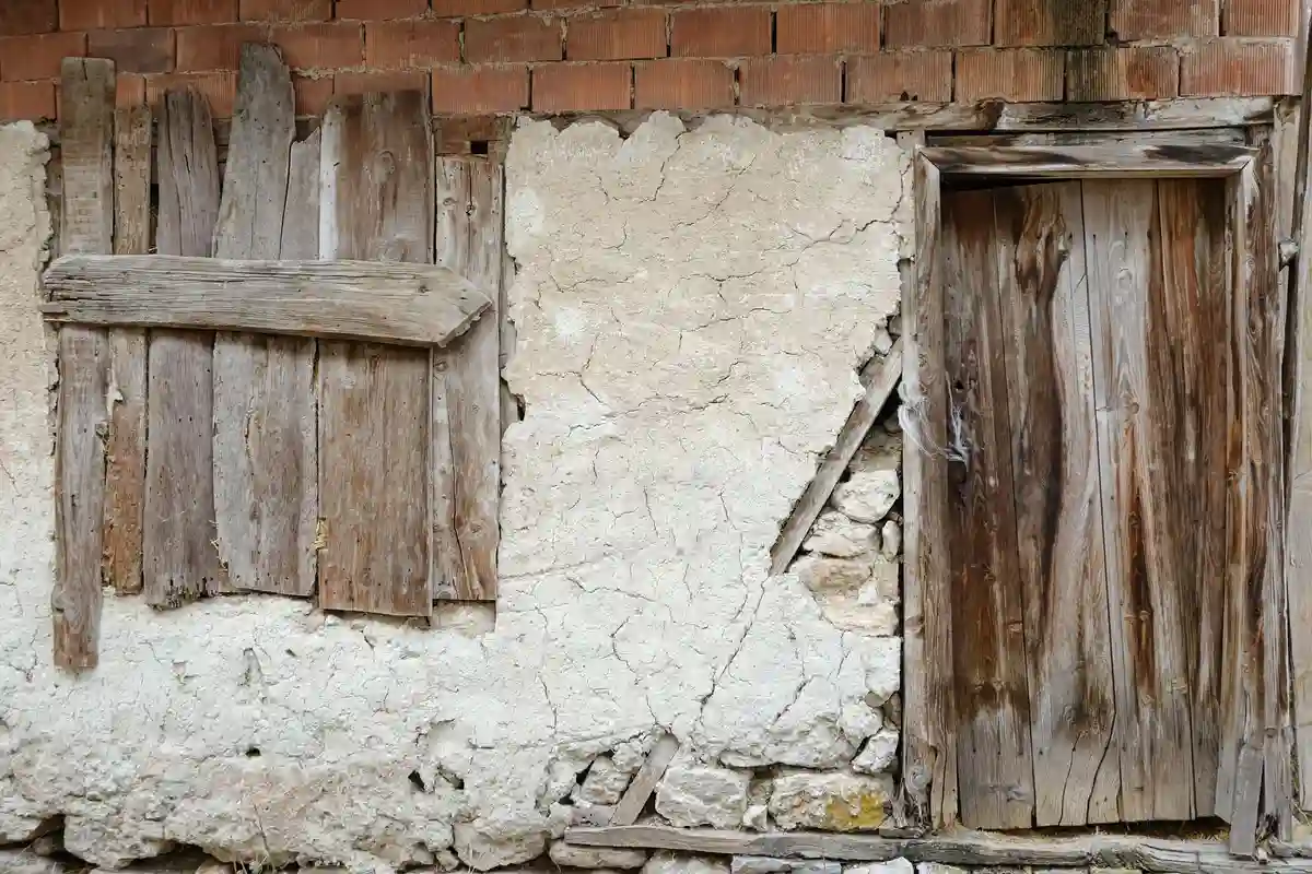 Before: Entry detail — soldier course and precision jointing at the front entry surround