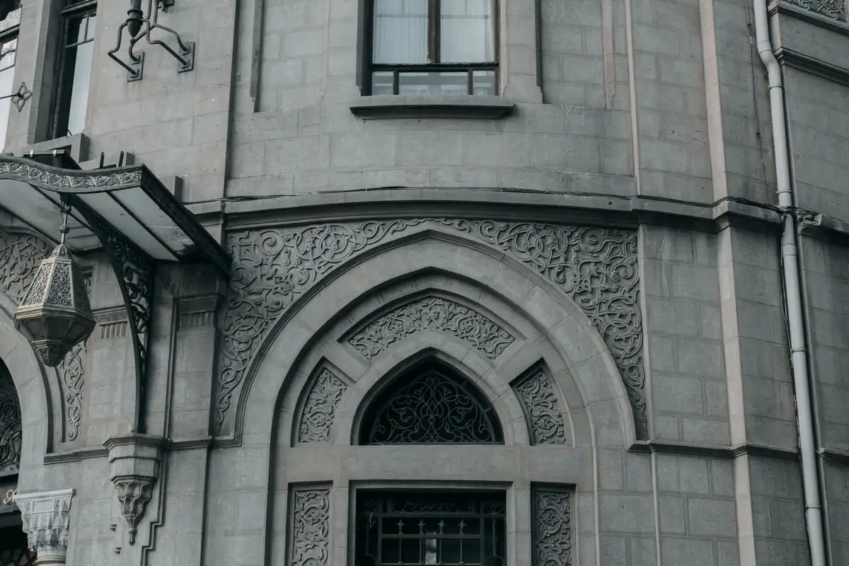 Limestone detailing matched on a Chicago building