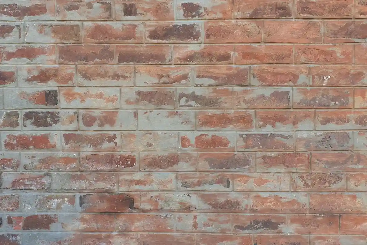 Before: Main facade — joints repointed with custom color-matched mortar, tooled to original profile