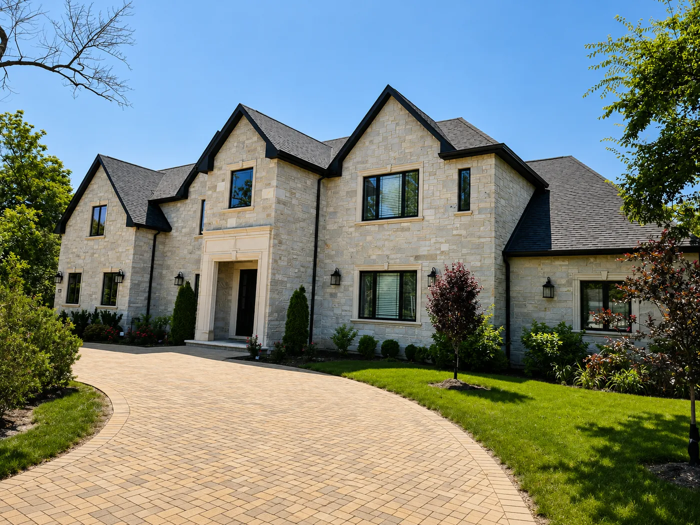 Custom Home Masonry Construction in Northfield