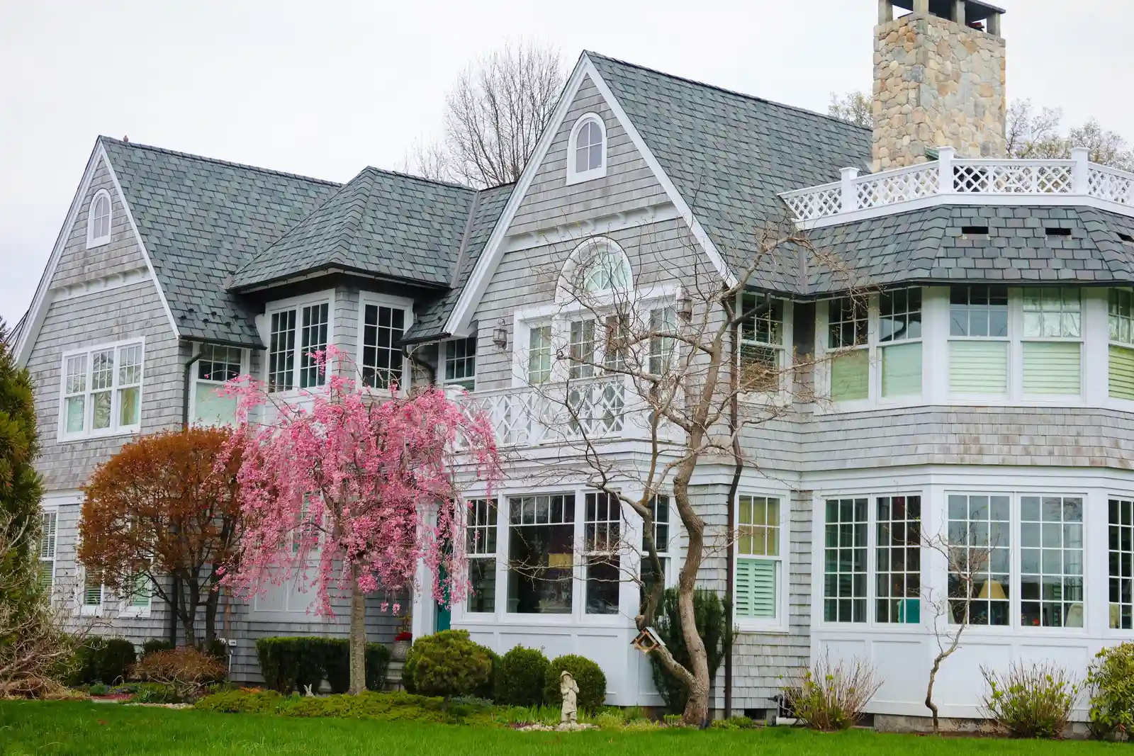 New custom masonry home exterior near Naperville, IL