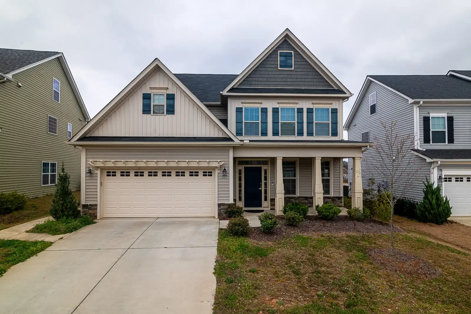 New custom masonry home exterior near Glencoe, IL