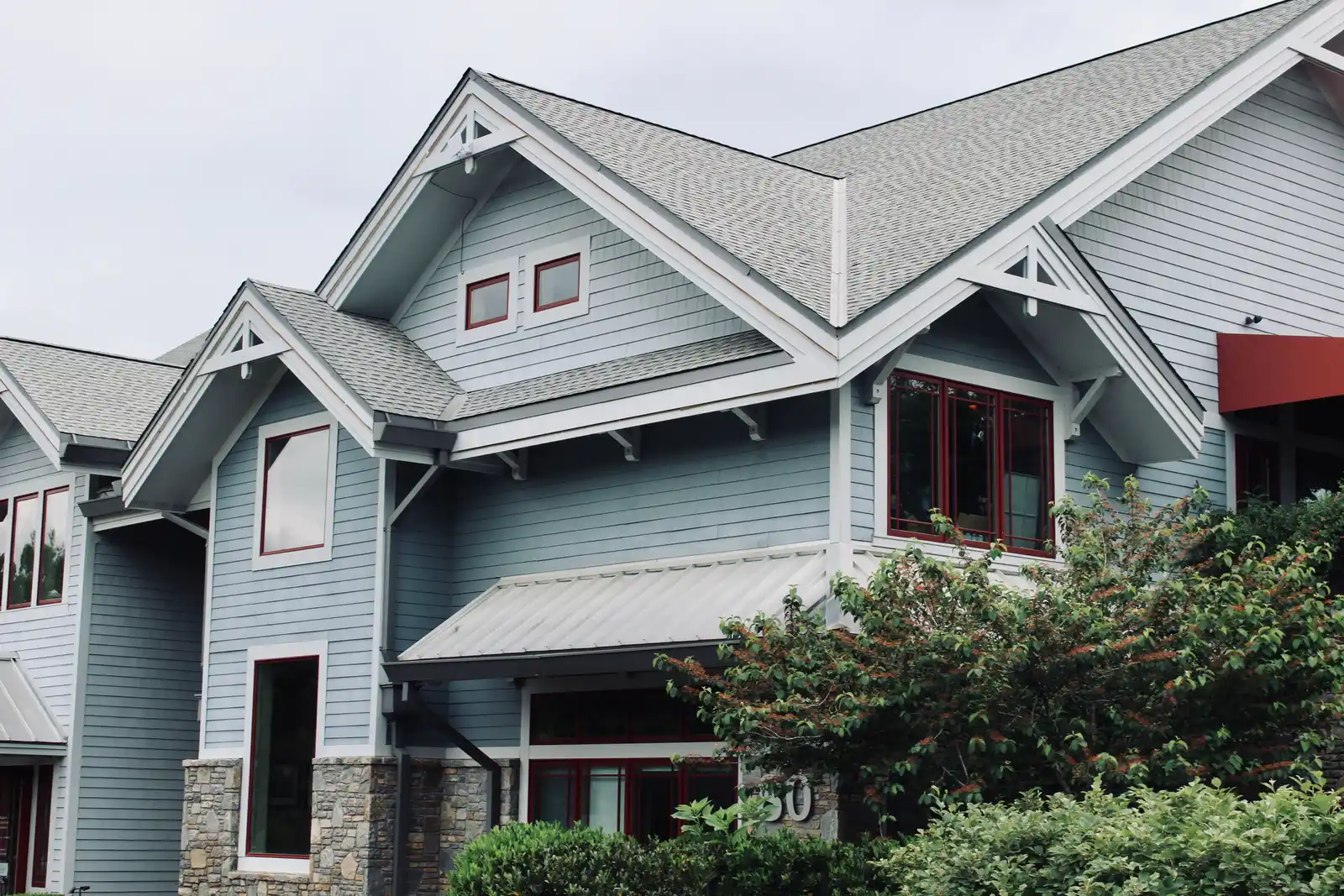 New custom masonry home exterior near Kenilworth, IL