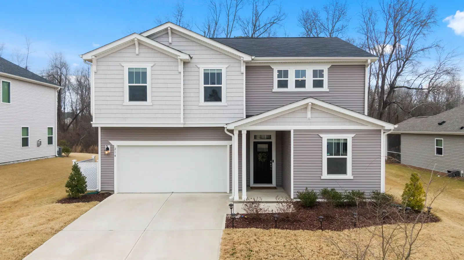 New custom masonry home exterior near La Grange, IL