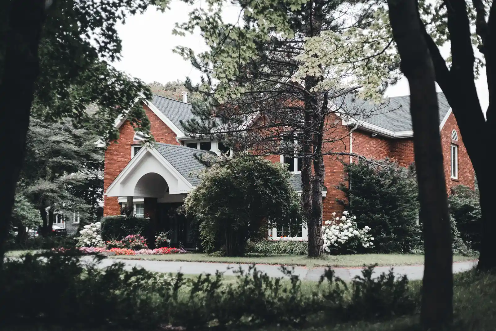 New custom masonry home exterior near Wheaton, IL