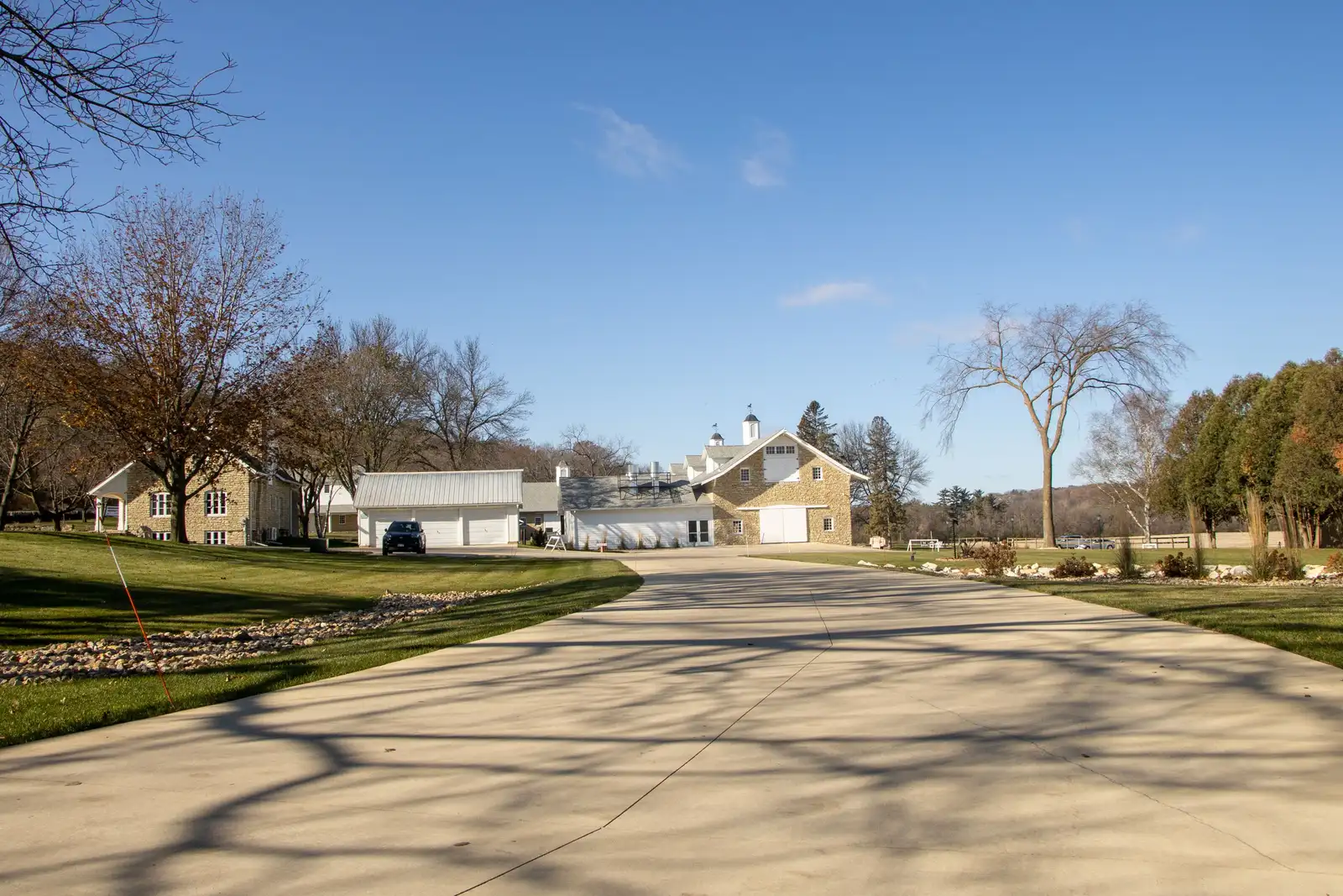 New custom masonry home exterior near Wilmette, IL