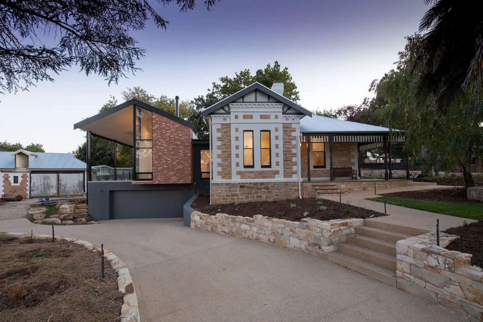 New custom masonry home exterior near Hinsdale, IL
