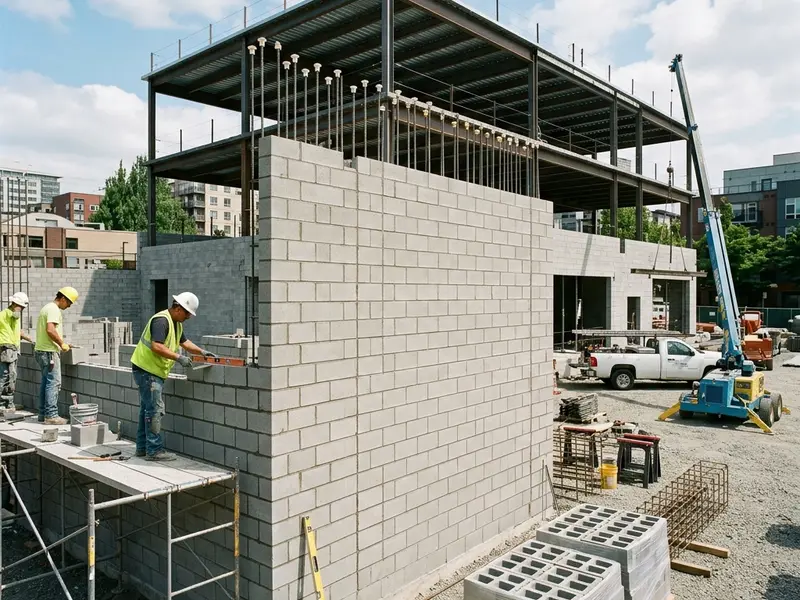 CMU Block Installation