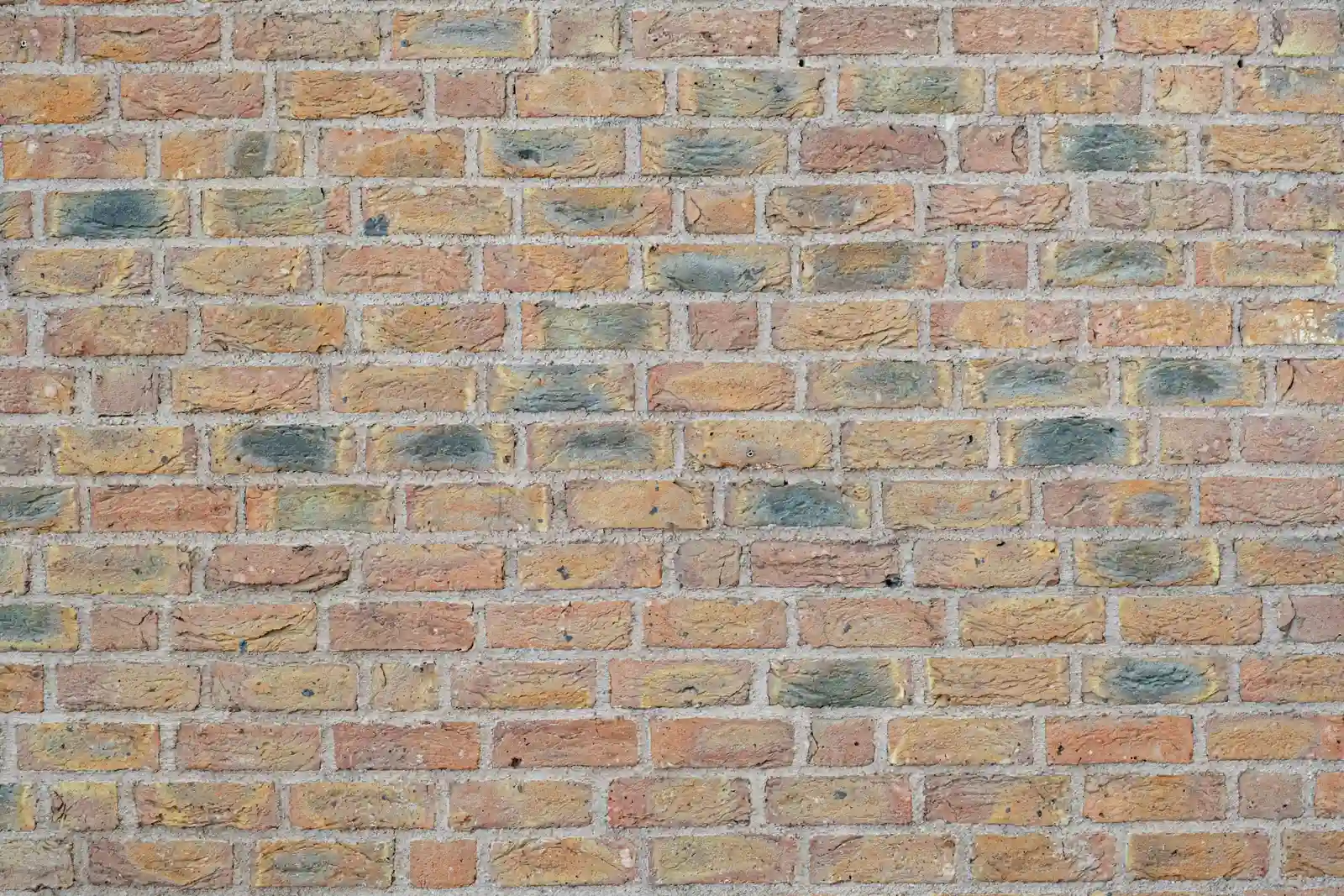After — clean brick wall with fresh repointed mortar joints
